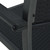 5 Piece Patio Dining Set Black A949-3099265