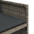 9 Piece Patio Dining Set with Cushions Gray Poly Rattan A949-3277783