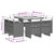 9 Piece Patio Dining Set with Cushions Gray Poly Rattan A949-3277783