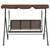 Garden Swing Bench with Canopy Coffee A949-41422