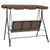 Garden Swing Bench with Canopy Coffee A949-41422