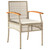 5 Piece Patio Dining Set with Cushions Beige Poly Rattan A949-3213625