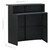 5 Piece Patio Bar Set with Cushions Black A949-3064879