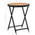 Tea Table Black 23.6" Poly Rattan and Solid Acacia Wood A949-316509