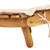 Sun Lounger with Cushion Beige Solid Wood Acacia A949-367635