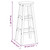 7 Piece Patio Bar Set Solid Wood Acacia A949-3154395