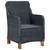 Patio Chairs with Cushions 2 pcs Poly Rattan Dark Gray A949-313316
