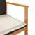 Patio Chairs with Cushions 2 pcs Black Poly Rattan&Solid Wood A949-368711