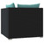 Patio Loveseat with Cushions Black Poly Rattan A949-317531