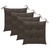 Patio Chairs with Cushions 4 pcs Gray Solid Acacia Wood A949-3061268