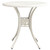 3 Piece Bistro Set Cast Aluminum White A949-3070573