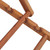 Folding Beach Chair Fabric and Wooden Frame Red A949-43995