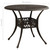 Patio Table Bronze 35.4"x35.4"x29.1" Cast Aluminum A949-315585