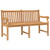 Patio Bench 59.1" Solid Teak Wood A949-316639
