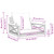 Swing Bench with Cushions Black 24.8"x24.4"x15.7" Poly Rattan A949-368178