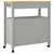 Kitchen Trolley MONZA 33.1"x15.7"x34.8" Solid Wood Pine A949-376107