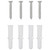 Kitchen Backsplash Black 39.4"x23.6" Tempered Glass A949-249492
