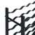 Wine Rack for 96 Bottles Black Iron A949-325923