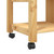 Kitchen Trolley MONZA 33.1"x15.7"x34.8" Solid Wood Pine A949-376112