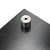 Kitchen Backsplash Black 35.4"x15.7" Tempered Glass A949-249487