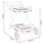 | Serving Trolley with wheels | Natural 31.10 x 26.57 x 33.07 in A949-42028068