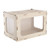 Wooden Hamster Cage 23.8"x15.9"x15.9" 270?° Viewing Hamster Habitat, Chewproof Small Animal Cage wi E415-MZCSLYMSFDD2TP83B001V0