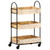 3-Tier Kitchen Trolley 18.1"x11.8"x29.9" Solid Mango Wood A949-289093
