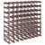 Wine Rack for 72 Bottles Brown Solid Wood Pine A949-340894