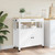 Kitchen Trolley MONZA 33.1"x15.7"x34.8" Solid Wood Pine A949-376108