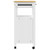 Kitchen Trolley MONZA 33.1"x15.7"x34.8" Solid Wood Pine A949-376108