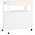 Kitchen Trolley MONZA 33.1"x15.7"x34.8" Solid Wood Pine A949-376108