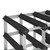 Wine Rack for 42 Bottles Black Solid Pine Wood A949-325915