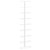 Wall-mounted Wine Rack for 9 Bottles White Iron A949-340900