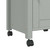 Kitchen Trolley MONZA 18.9"x15.7"x34.8" Solid Wood Pine A949-376089