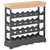 Wine Cabinet Black 27.6"x8.9"x27.8" MDF A949-280067