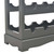 Wine Cabinet Black 27.6"x8.9"x27.8" MDF A949-280067