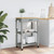Kitchen Trolley MONZA 23.6"x15.7"x34.8" Solid Wood Pine A949-376095