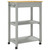 Kitchen Trolley MONZA 23.6"x15.7"x34.8" Solid Wood Pine A949-376095