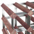 Wine Rack for 20 Bottles Brown Solid Wood Pine A949-340892