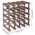 Wine Rack for 20 Bottles Brown Solid Wood Pine A949-340892