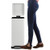 8-Gallon Retro Stainless Steel Step-On Trash Can in White Finish Q280-PRWH7867
