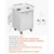 Movable Base Cabinet for Orange Juicer, Thickened Stainless Steel, 4 Swivel Casters, Compatible wi E415-CZJKYDDXBZDJZ1Y0V001V0