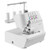 Serger Overlock Sewing Machine, 1250 Stitches Per Minute, 2-3-4 Thread Capability, 0.7-2 Adjustable E415-JYBFJJY4X234AN2XB001V1