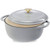 6 Quart Large Light Grey Enamel Cast-Iron Dutch Oven Kitchen Cookware Q280-LGVDP547193