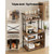 Kitchen Bakers Rack, 5 ft Power Cable Bakers Rack with Power Outlet, Kitchen Stand with X-Shaped Su E415-LSHBJ315INCHP16Q2001V1