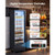 Commercial Merchandiser Refrigerator, 12.7 Cu.Ft / 360 L Glass Door Display Refrigerator, Upright B E415-LSYLZSJDMWDXYKZP9001V1