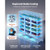 Commercial Merchandiser Refrigerator, 54.3 Cu.Ft / 1538L Upright Beverage Cooler, 3 Glass Door Disp E415-LSYLZSJSMDDXD6B6O001V1