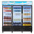 Commercial Merchandiser Refrigerator, 54.3 Cu.Ft / 1538L Upright Beverage Cooler, 3 Glass Door Disp E415-LSYLZSJSMDDXD6B6O001V1