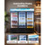 Commercial Merchandiser Refrigerator, 54.3 Cu.Ft / 1538L Upright Beverage Cooler, 3 Glass Door Disp E415-LSYLZSJSMDDXD6B6O001V1