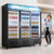 Commercial Merchandiser Refrigerator, 54.3 Cu.Ft / 1538L Upright Beverage Cooler, 3 Glass Door Disp E415-LSYLZSJSMDDXD6B6O001V1